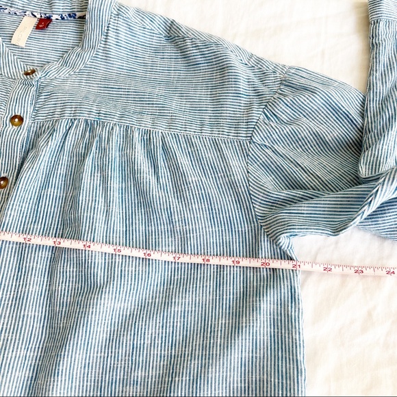 Pilcro Peasant Boho Button Down Top - Picture 8 of 13